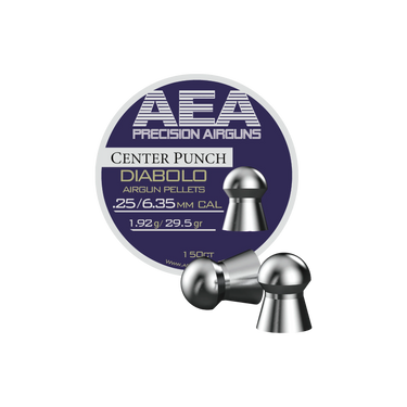 AEA Center Punch Airgun Pellets (.25 Cal, 29.5 gr.)